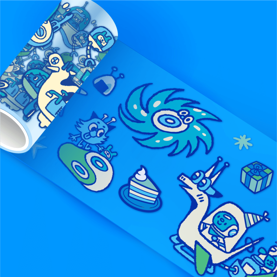 Sticker Roll Decal UV Astro Kids x Yoel K