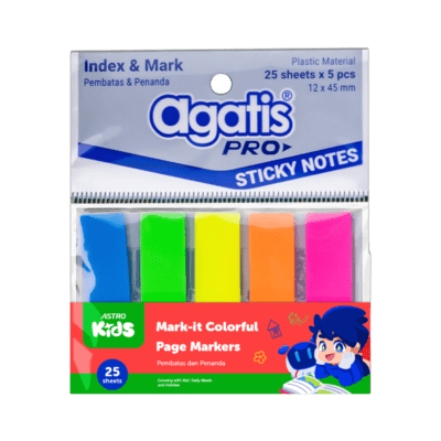 Mark-It Colorful Page Markers Astro Kids