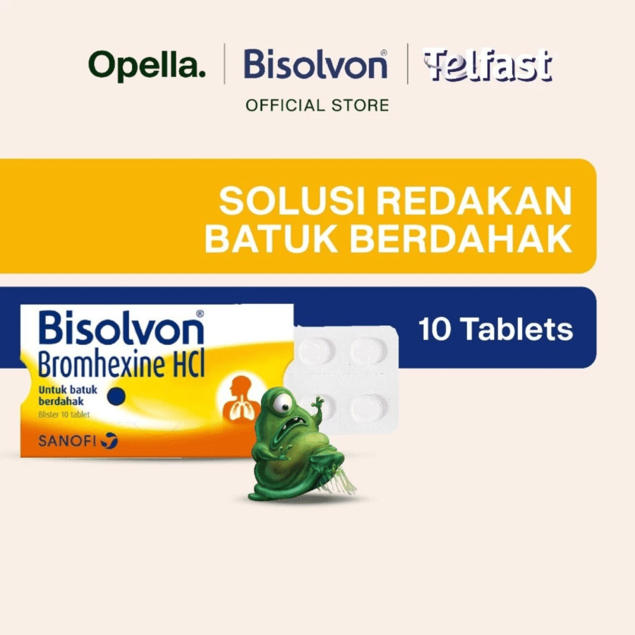 Bisolvon 8 Mg Obat Batuk Berdahak