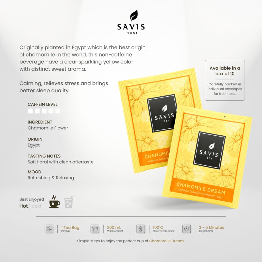 Savis Chamomile Dream Tea Bag