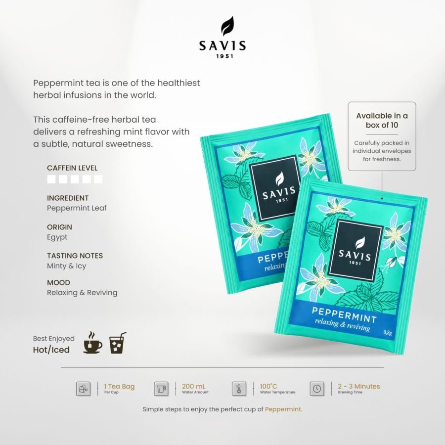 Savis Peppermint Tea Bag