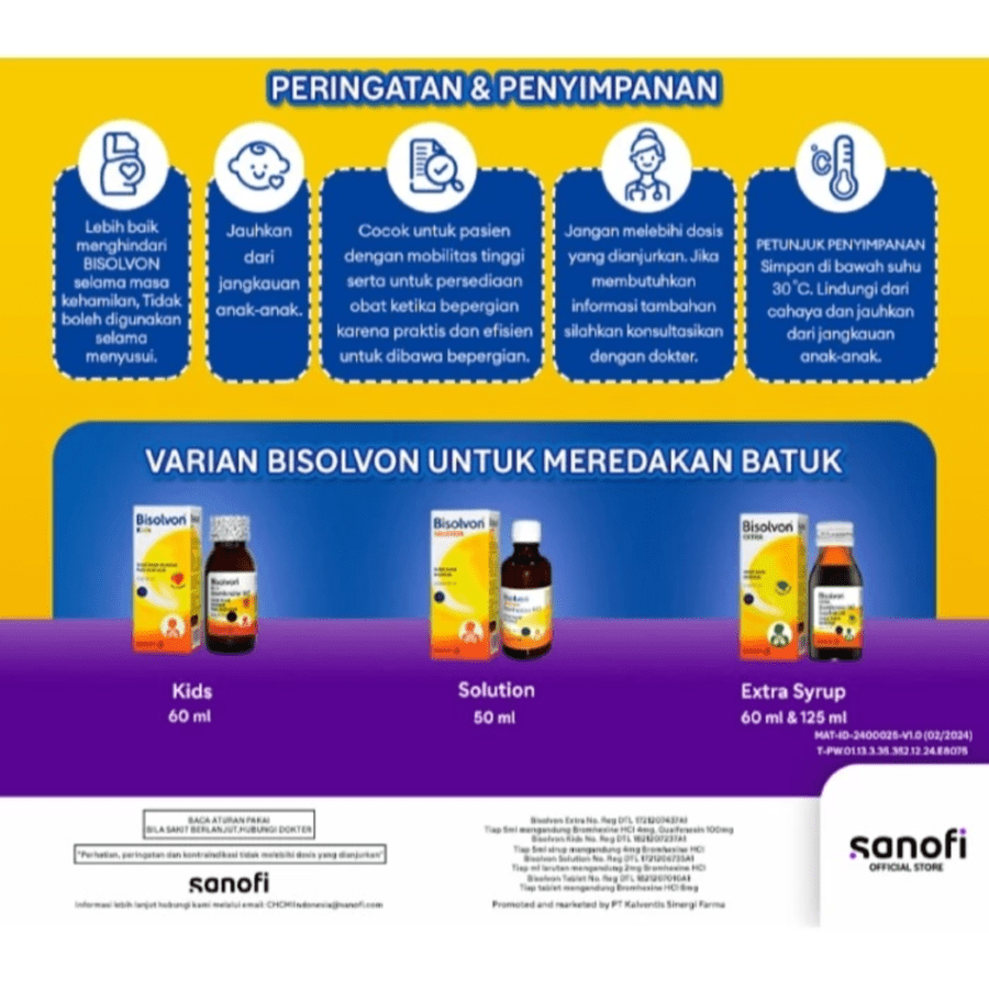 Bisolvon Solution Obat Batuk Berdahak