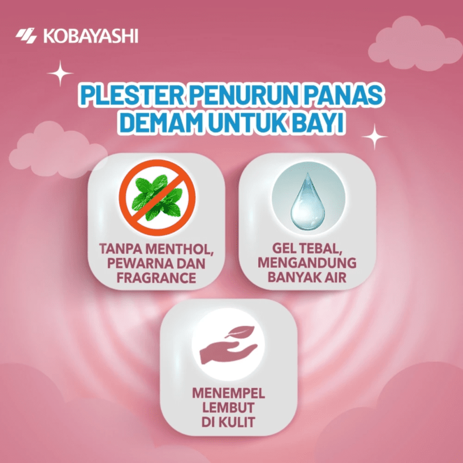Koolfever Plester Kompres Demam Bayi