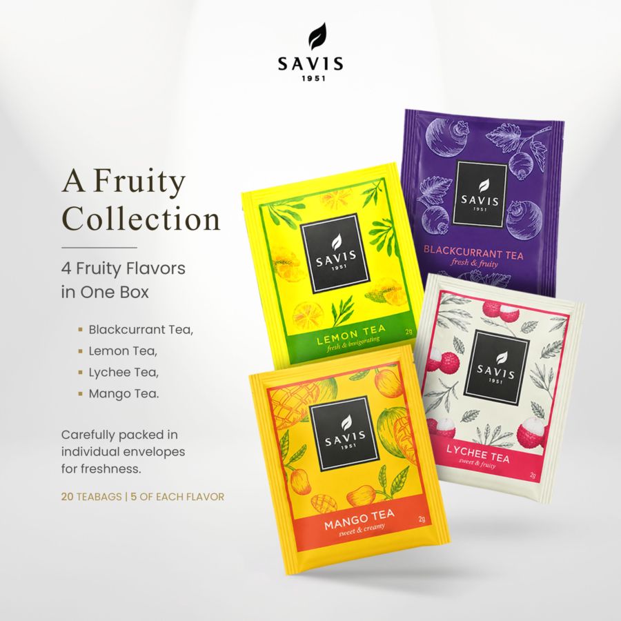 Savis Mix Fruit Collection Tea Bag