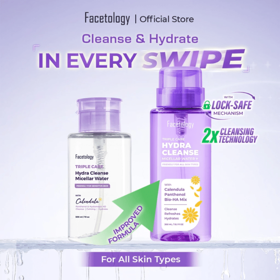 Facetology Triple Care Hydra Cleanse Micellar Water