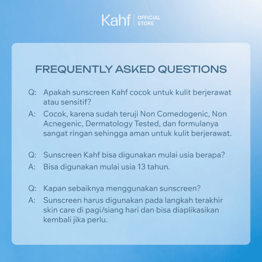 Kahf Bright Fresh Sunscreen Serum SPF 50 PA++++