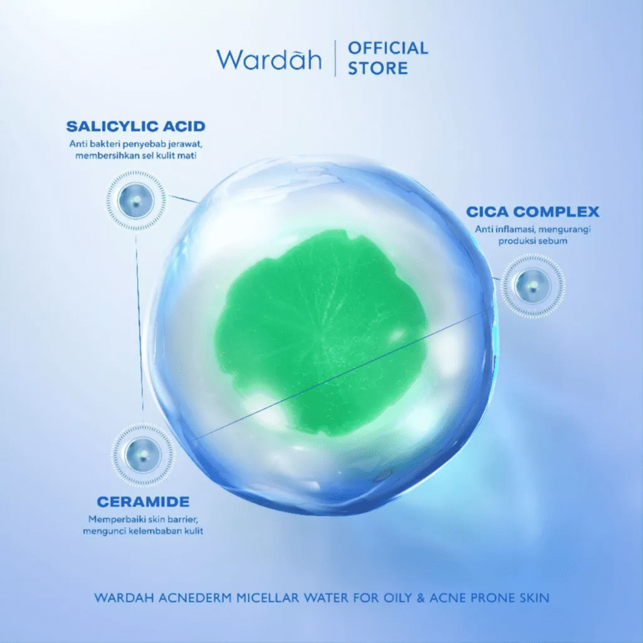 Wardah Acnederm Acne Care Micellar Water