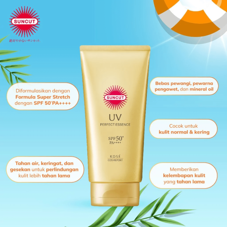 KOSE SUNCUT Pochacco UV Perfect Essence Sunscreen SPF 50+ PA++++