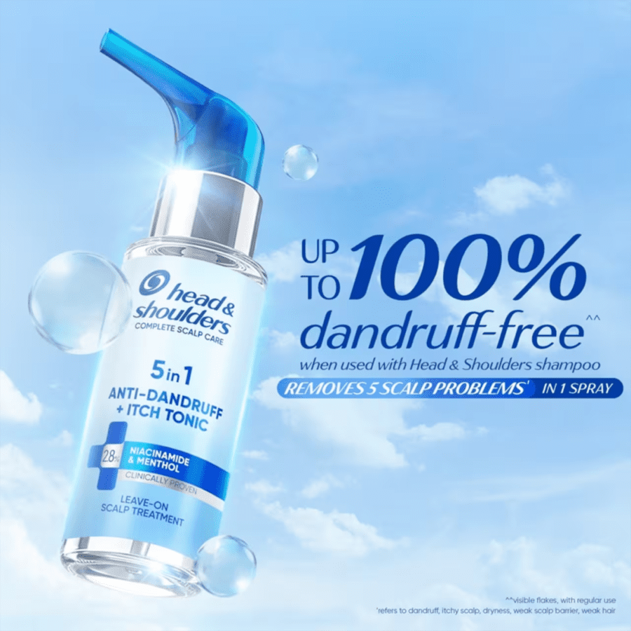Head & Shoulders 5in1 Anti Dandruff + Itch Hair Tonic