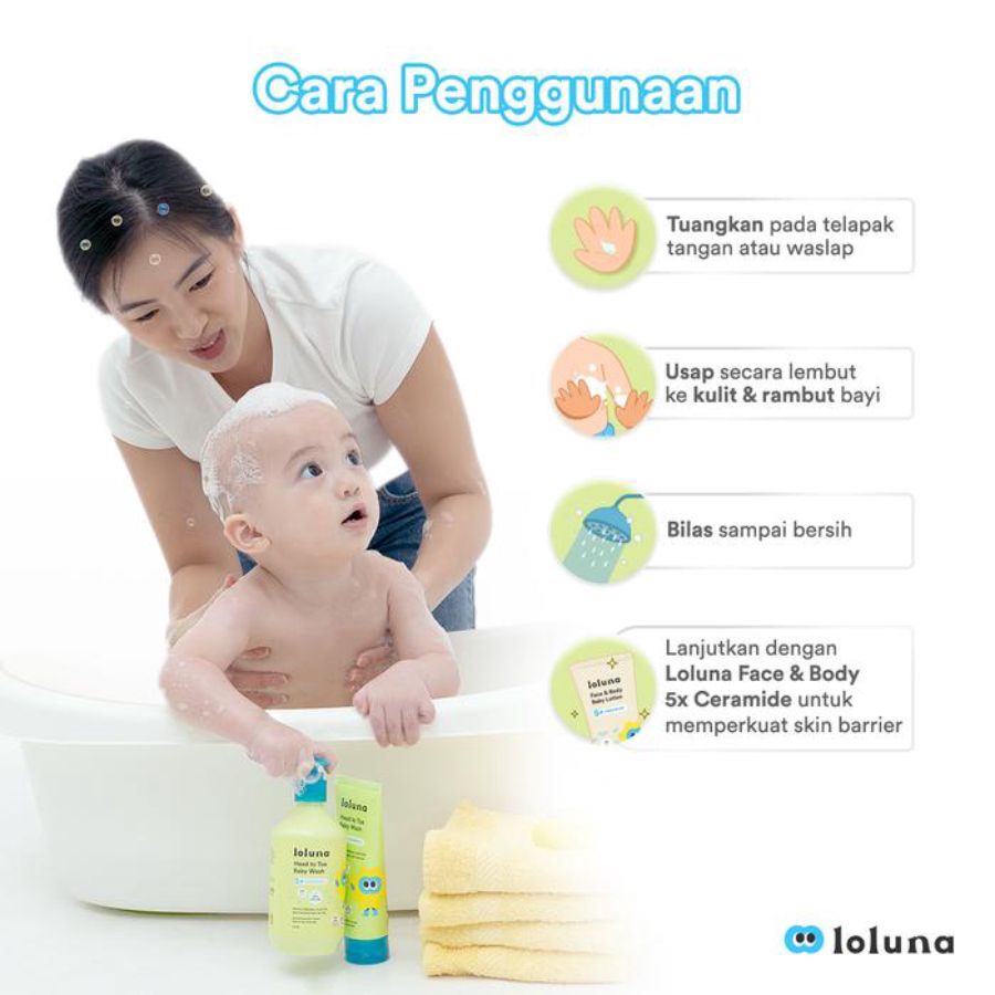 Loluna Head to Toe Baby Wash