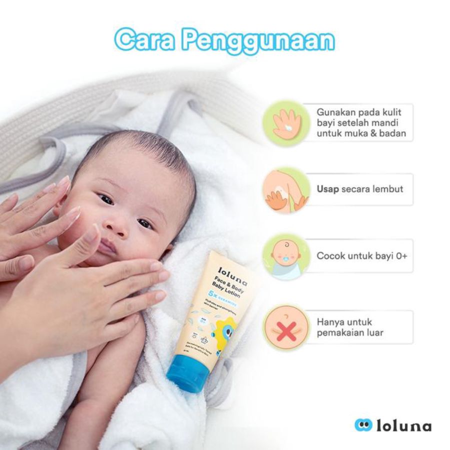 Loluna Face & Body Baby Lotion