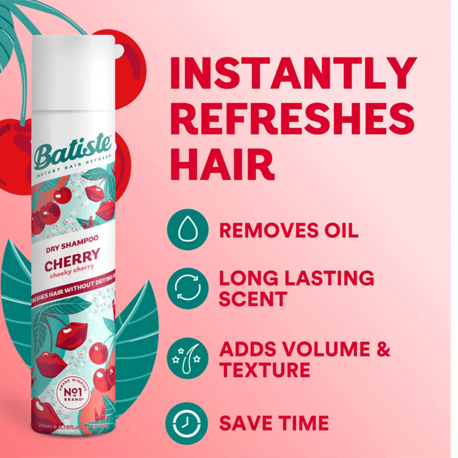 Batiste Fruity & Cheeky Cherry Dry Shampoo