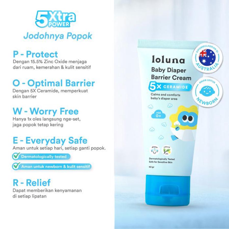 Loluna Baby Diaper Barrier Cream