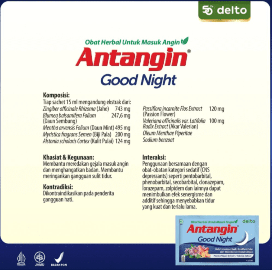 Antangin Good Night Sirup Herbal
