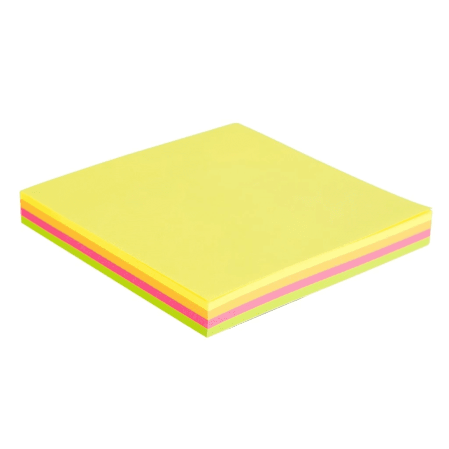 Deli Sticky Note Neon 4 Warna 100 Lembar