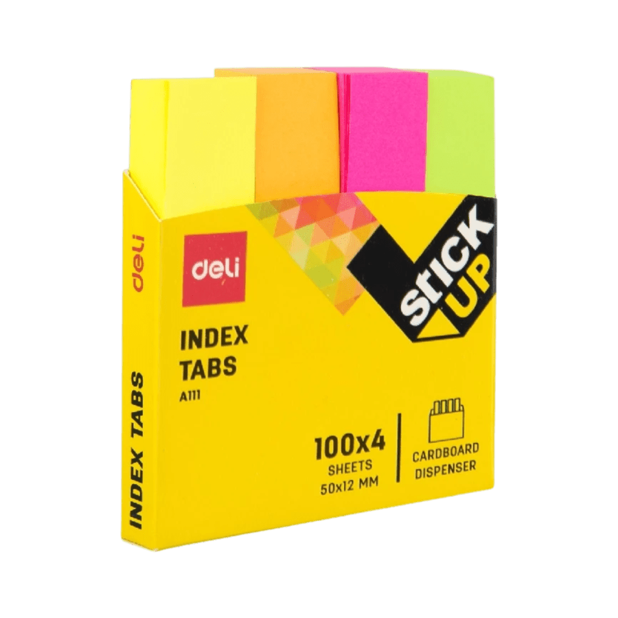Deli Index Tabs 4 Warna 50 mm x 12 mm