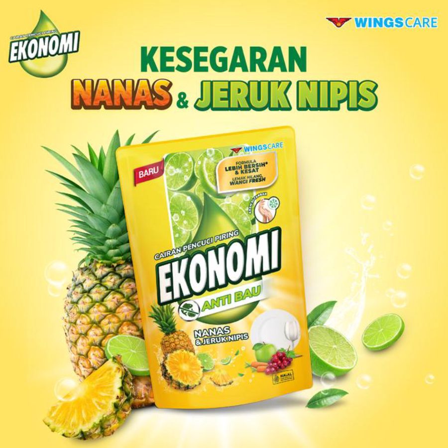 Ekonomi Nanas & Jeruk Nipis Cairan Pencuci Piring