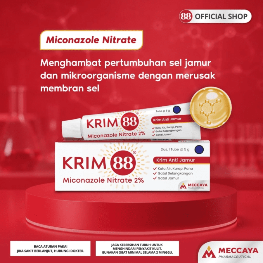 88 Krim Anti Infekasi Jamur & Gatal Kulit