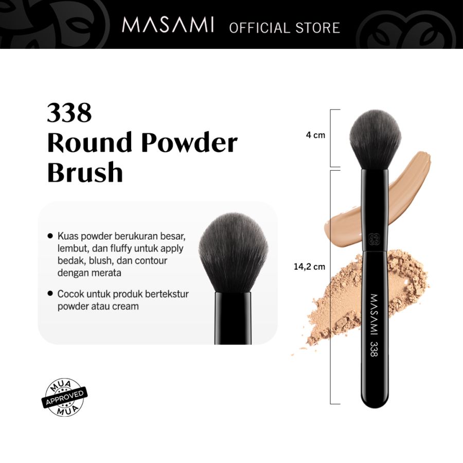Masami 338 Round Powder Brush 2.0