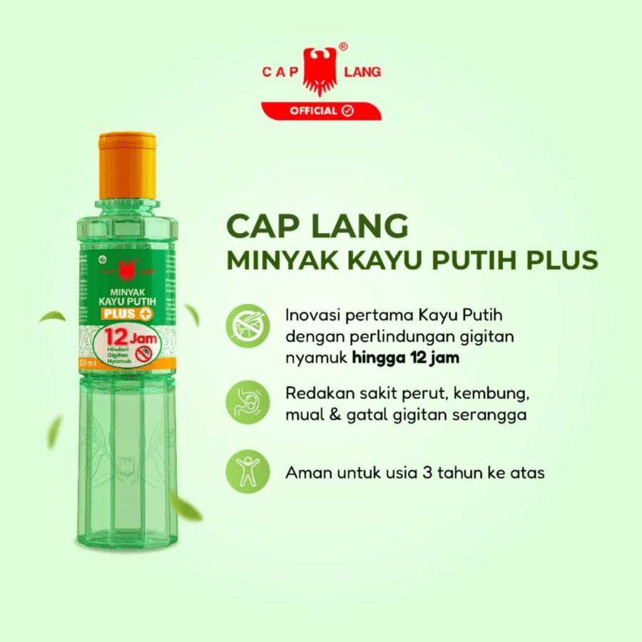 Cap Lang Plus Minyak Kayu Putih