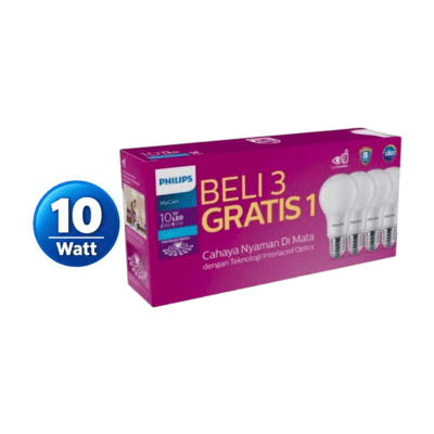 Philips Mycare 10W Cool Daylight Lampu LED Multipack