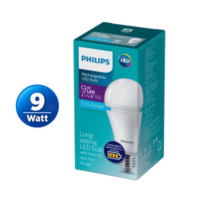 Philips Rechargable LED Bulb 9 W Cool Daylight Lampu LED
