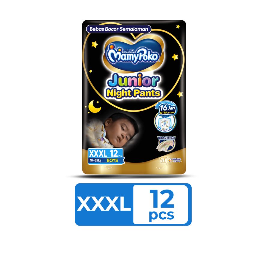 Mamypoko Junior Night Boys Pants Diapers XXXL12