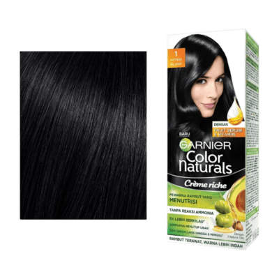 Garnier Color Naturals Creme Riche Hitam Alami Hair Color