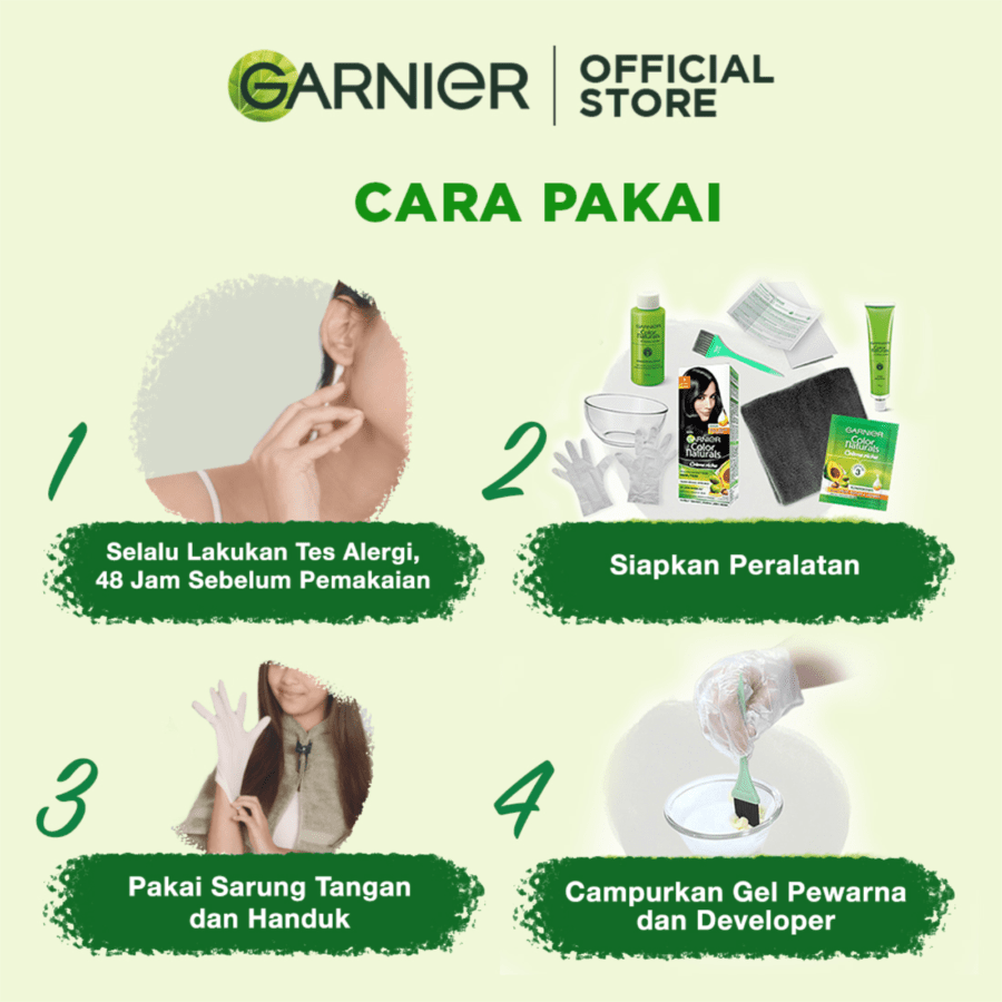 Garnier Color Naturals K-Glow Creamy Milk Tea Hair Color Sachet