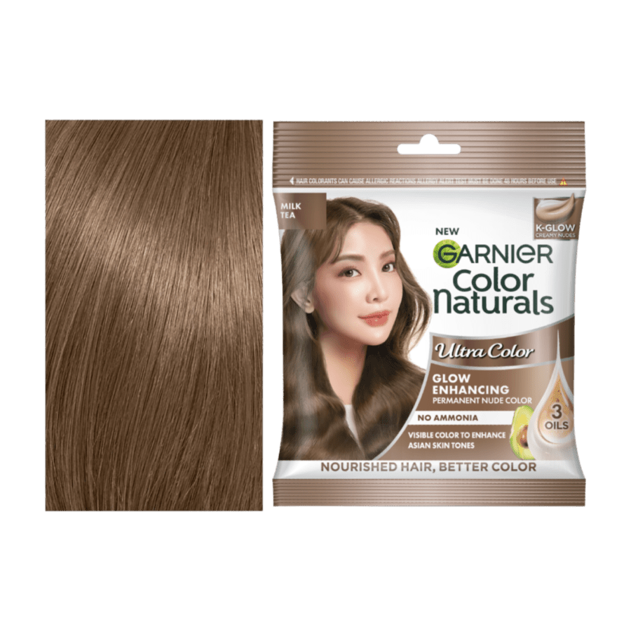 Garnier Color Naturals K-Glow Creamy Milk Tea Hair Color Sachet