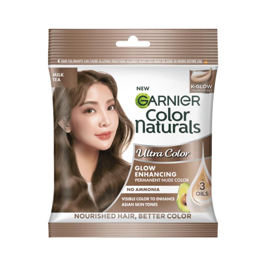 Garnier Color Naturals K-Glow Creamy Milk Tea Hair Color Sachet