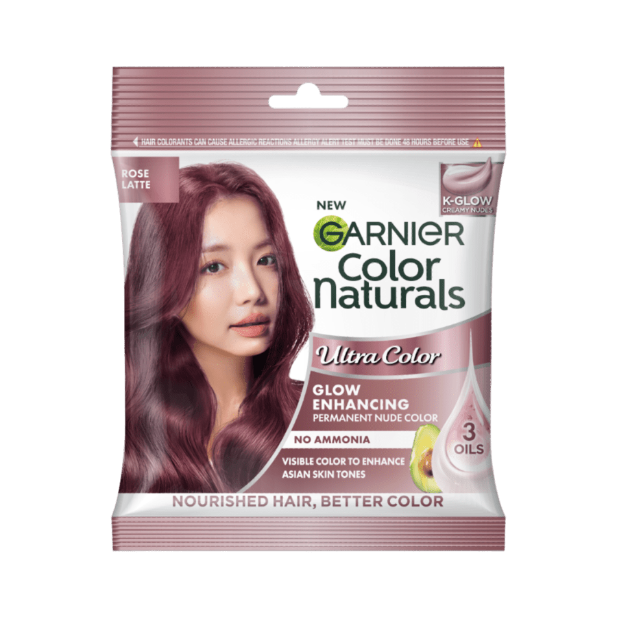 Garnier Color Naturals K-Glow Creamy Rose Latte Hair Color Sachet