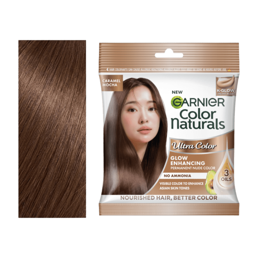 Garnier Color Naturals K-Glow Creamy Caramel Mocha Hair Color Sachet