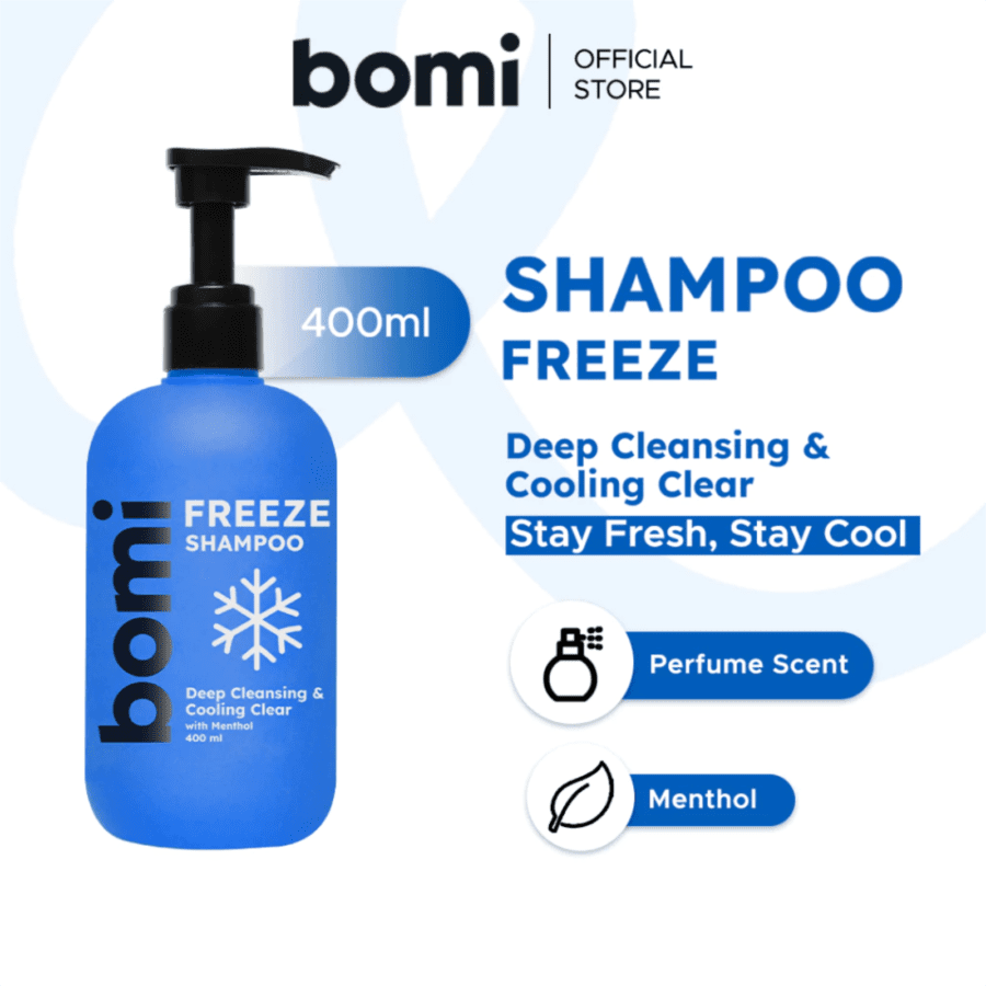 Bomi Freeze Deep Cleansing & Cooling Clear Anti Dandruff Shampoo