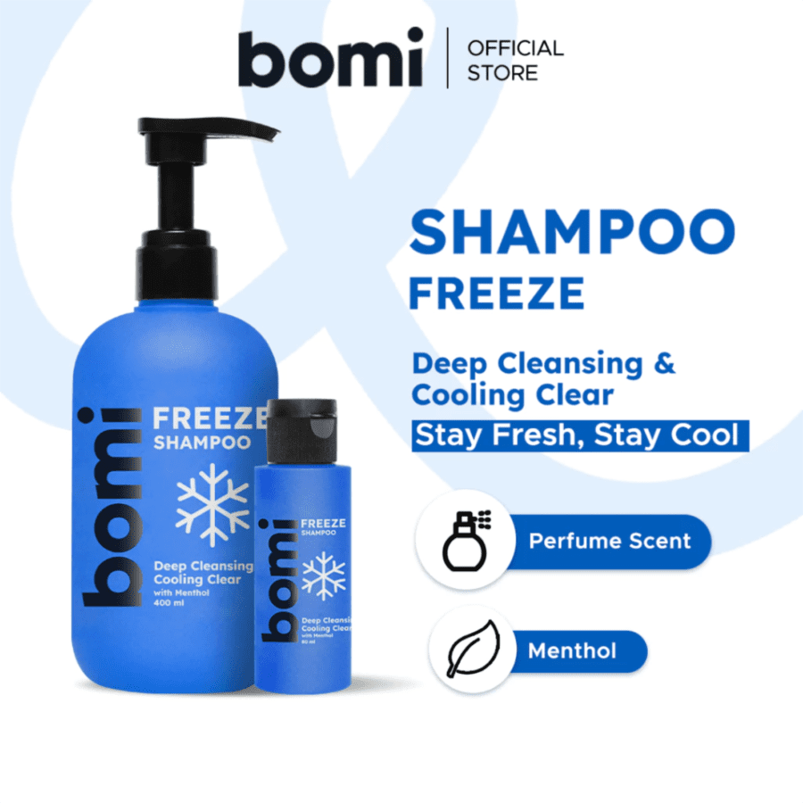 Bomi Freeze Deep Cleansing & Cooling Clear Anti Dandruff Shampoo
