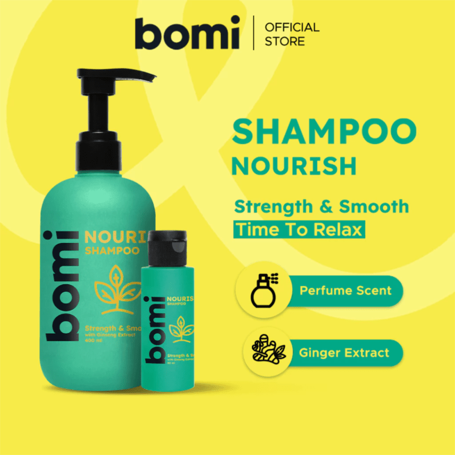 Bomi Nourish Strength & Smooth Anti Hairfall Shampoo
