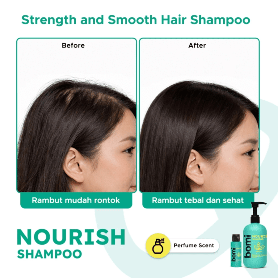 Bomi Nourish Strength & Smooth Anti Hairfall Shampoo