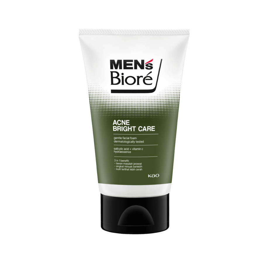 Men's Biore Acne Bright Care Gentle Facial Foam