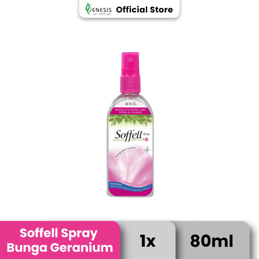 Soffell Bunga Geranium Spray Anti Nyamuk