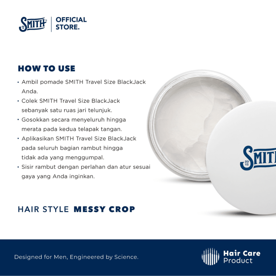 Smith Blackjack Hair Premium Wax Travel Size