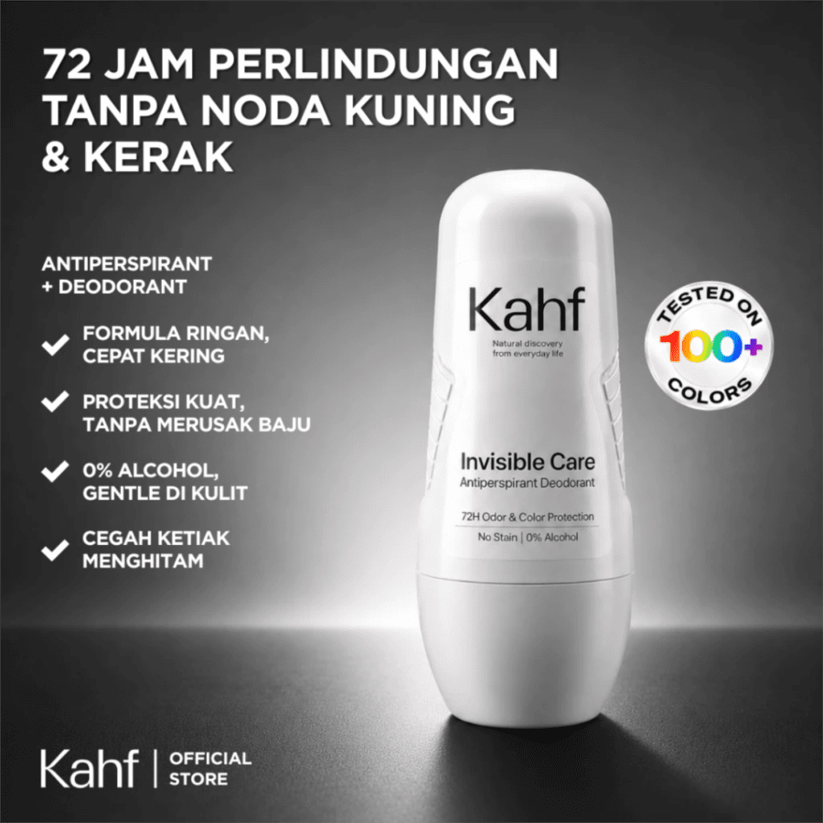 Kahf Invisible Care Antiperspirant Deodorant Roll On