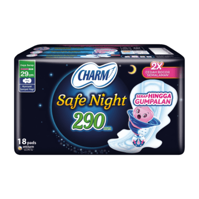 Charm Safe Night Wing 29cm Pembalut Kewanitaan