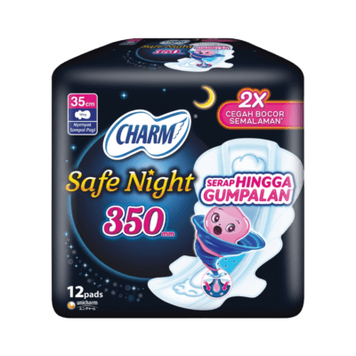 Charm Safe Night Wing 35cm Pembalut Wanita