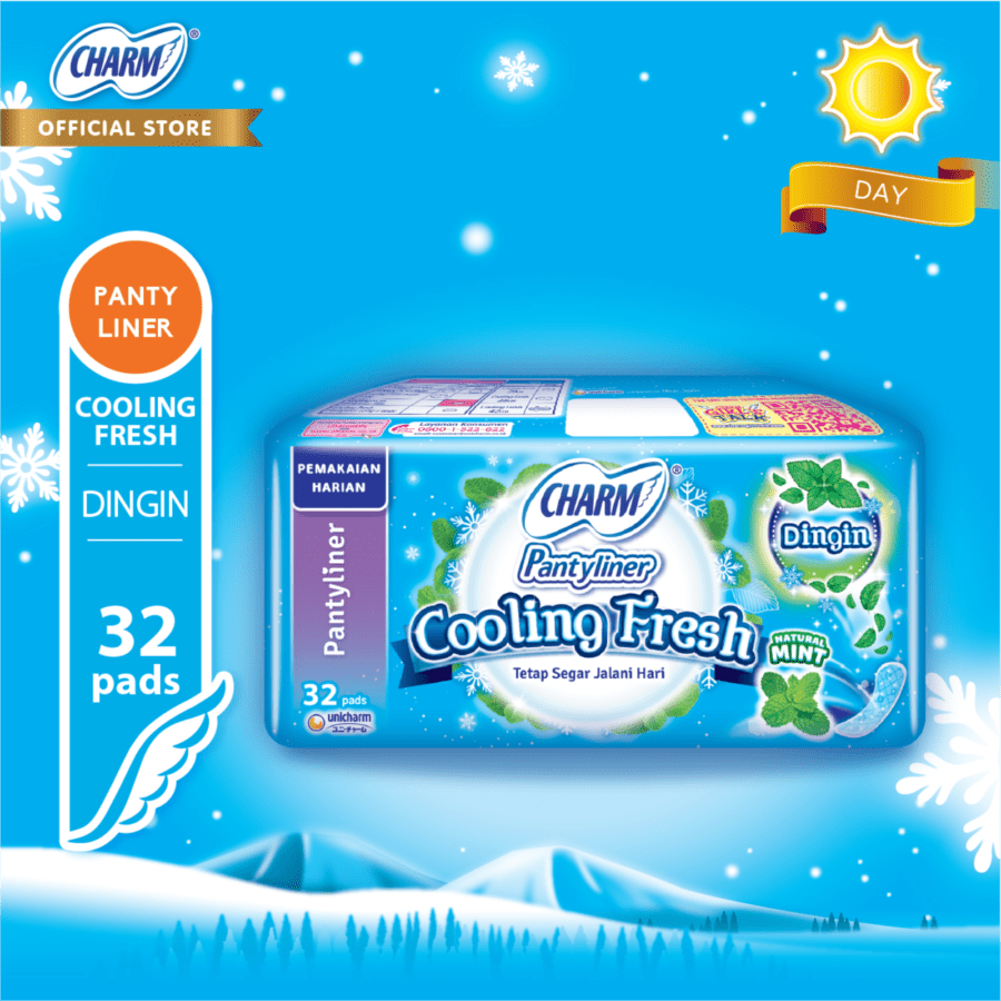 Charm Cooling Fresh Pantyliners Pembalut Kewanitaan