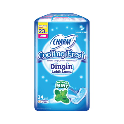Charm Cooling Fresh Wing 23cm Pembalut Kewanitaan