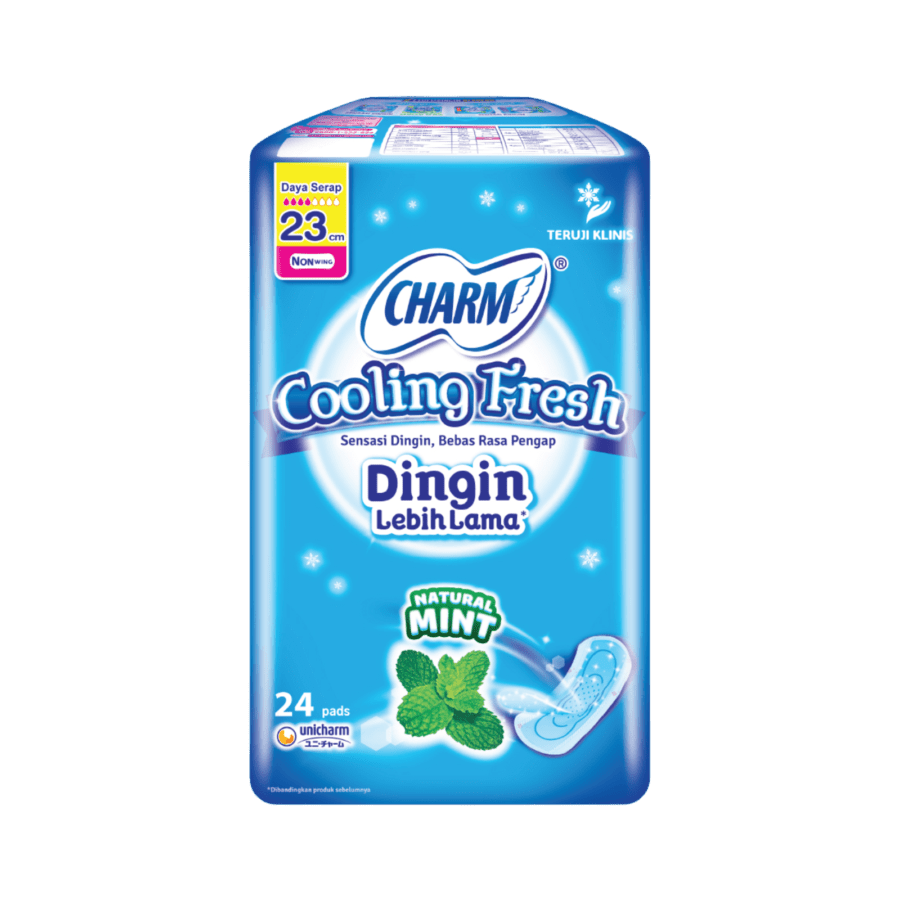 Charm Cooling Fresh Wing 23cm Pembalut Kewanitaan
