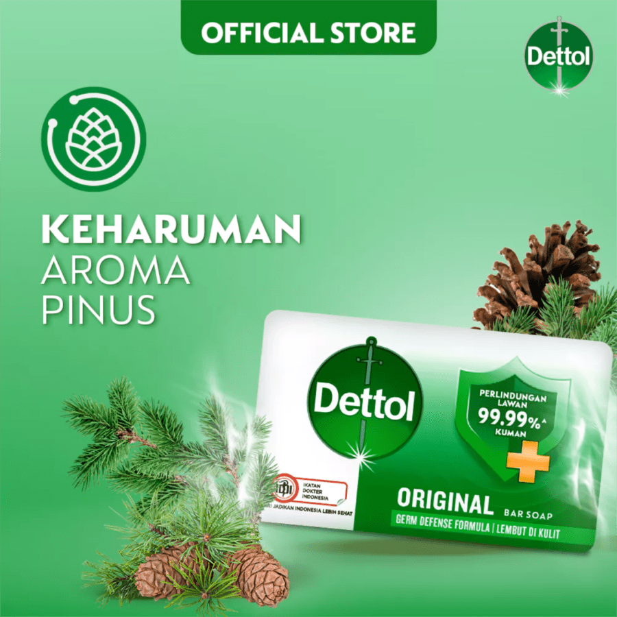 Dettol Original Antibacterial Barsoap