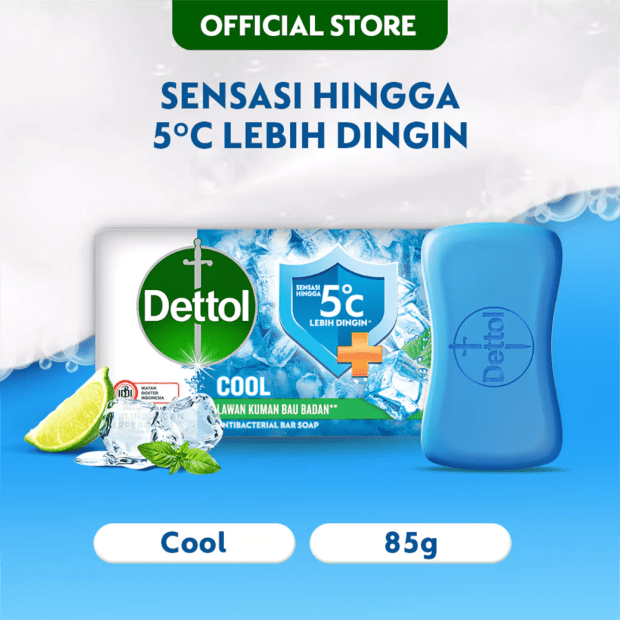 Dettol Cool Antibacterial Barsoap