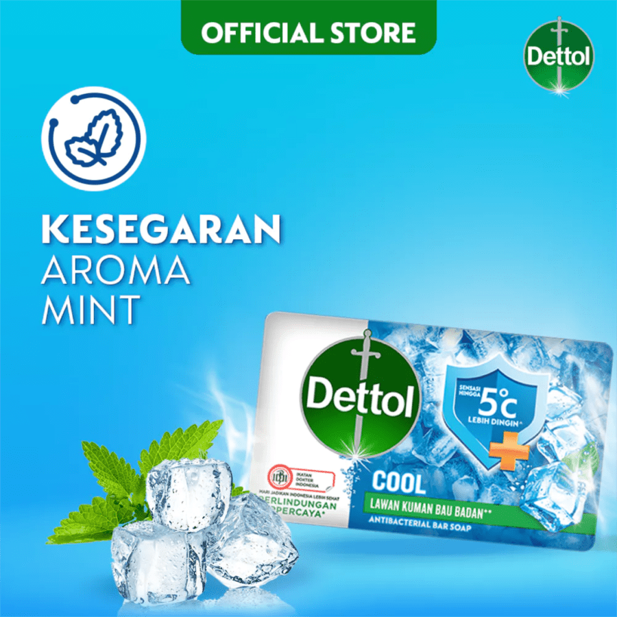 Dettol Cool Antibacterial Barsoap