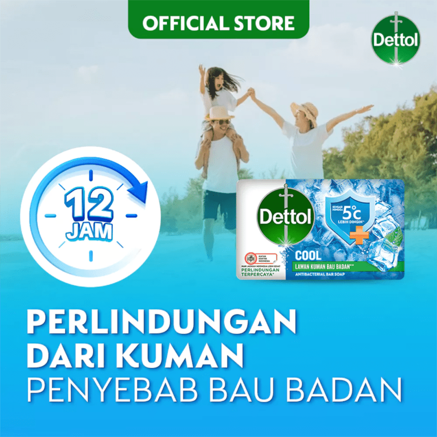 Dettol Cool Antibacterial Barsoap